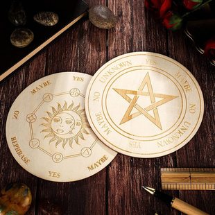 Cross-border wooden sun symbol form information wooden props wooden crafts home decoration pendulum wholesale
