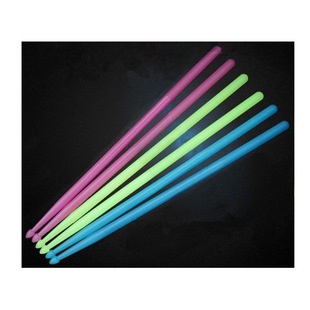 Luminous drumstick 5A флуоресцентная стойка барабана барабанная палка джазовый барабан нейлон светящийся палочка барабана