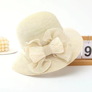Summer middle-aged and elderly hat female mother sun hat sunscreen hat summer sun hat big brim beach hat old man hat