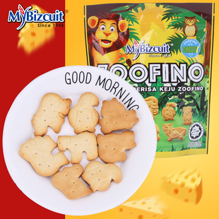Malaysia Imported Food Mabi ZOOFINO Milk Chocolate Animal Shaped Biscuits Wholesale 80g