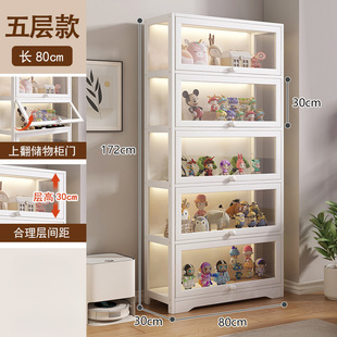 Hand-Made Cabinet Transparent Acrylic Lego Millet Display Pain Cabinet Floor-To-Ceiling Wall-Mounted Home Living Room Storage Bookshelf Integrated