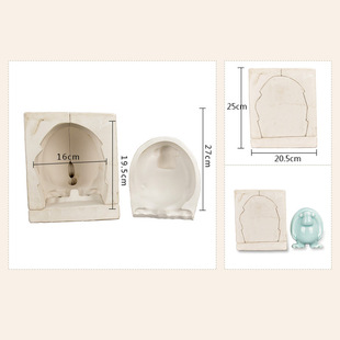 Yicheng Pottery Pottery Grouting Mold Gorilla Plaster Mold Ornaments Mud Grouting Molding
