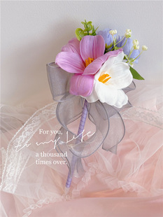 Teachers' Day Gift Super Fairy Flower Tulip Bow Flower Pen Advanced Sense Signature Ballpoint Pen Wedding Supplies