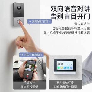 HIKVISION (HIKVISION) HIKVISION forbidden video intercom access control machine HD two-way call room