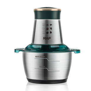 RAF European gauge meat grinder household stainless steel electric cooking machine multifunctional kitchen meat grinder 2L