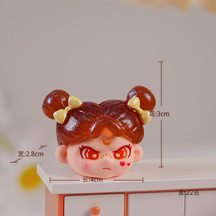 Двоюродный кузен с фрикадельками Meng Gu Blind Box Blind сумка ручной работы DIY аксессуары брелок подвеска рабочий стол мини-украшения