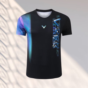 New Feather Suit Men's and Women's Short-sleeved Children's Quick-drying Boys and Girls Student Training Suit Tennis Suit Competition Suit Summer 4025