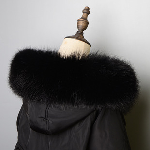 Imitation fox fur collar accessories down jacket coat parker fur collar cotton-padded jacket fake collar artificial fur collar wholesale