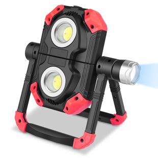 New cross-border 360 ° with magnet flashlight work lamp brightness high portable hanging garage maintenance fishing camping