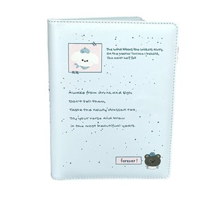 New Ins Style Splash Ink Puppy a5 Leather Card Book Small Fresh Loose-leaf Photoclone Photo Album Simple Star-chasing Card Book
