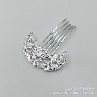 diy antique Chinese clothing accessories step shake new alloy hair comb hairpin material