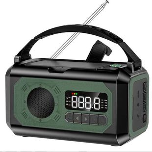 Factory Direct supply outdoor camping radio H17 hand power generation radio outdoor energy storage flashlight charging treasure