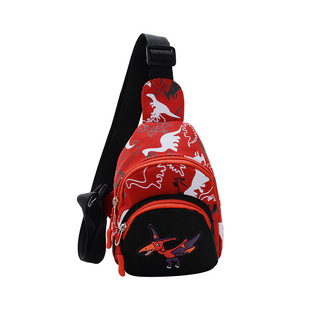 Korean Style Children's Bag 2023 Early Spring New Shoulder Bag Cute Dinosaur Mini Chest Bag Trendy Crossbody Bag for Boys and Girls