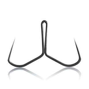High-quality carbon steel blade butterfly hook two-jaw hook triangular anchor hook triangular tip hand-ground large anchor hook fishing gear