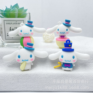 Сидящая Луна Sanrio брелок мультфильм милый брелок Sanrio Кукла Кулон Луна Sanrio подвесные украшения