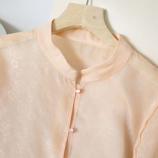 Dropshipping 2025 Summer New Fashion Versatile New Chinese Style Shirt Top Lightweight Breathable Shirt Sun Protection Clothing