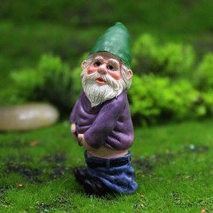 Cross-border Christmas micro-landscape drunken gnome decorations dwarf garden ornaments elf resin crafts