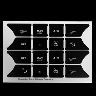 Applicable to Mercedes-Benz CLS C218 SLK W172 W204 GLK and other air conditioning window button repair stickers