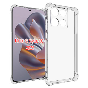 Moto G Stylus 5G 2025 чехол для мобильного телефона с тремя прозрачными защитными подушками безопасности