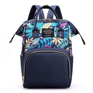 Cross-border new fashion simple Oxford cloth mother and baby bag can be hung baby carriage multi-function shoulder mommy bag