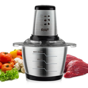 Cross-Border European Standard 3L Meat Grinder Stainless Steel Large Capacity Electric Food Processor Kitchen Automatic Meat Grinder Food Processor