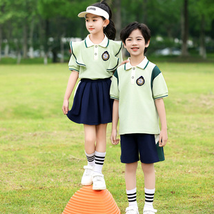 Kindergarten Clothing Summer Big Class Graduation Photo Clothing Children's School Uniform Primary School Students' Class Clothing Summer Games Clothing