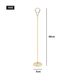 Wedding banquet table card table card stainless steel table number plate desktop banquet dish brand note clip vertical clip