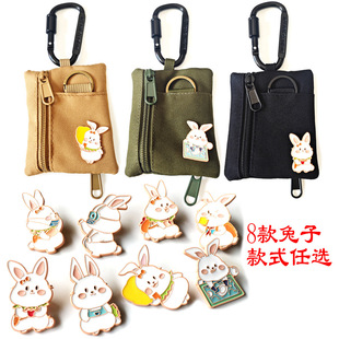 Outdoor Small Bag Big D Mountaineering Buckle Outdoor Cross-border Hot Selling Sports Coin Purse Bluetooth Earphone Bag Credit Card Bag