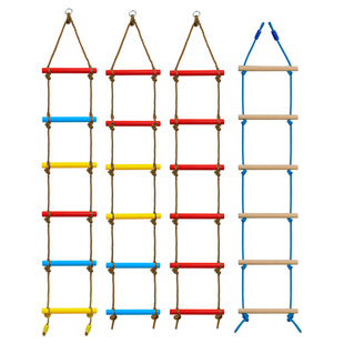 Outdoor children's toys Amazon plastic fitness large disc swing rope ladder climbing rope walking flat belt toys