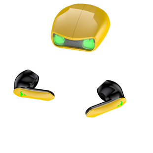 R06 cross-border explosion e-sports game Bluetooth headset 5.2 binaural in-ear low latency cool game headset