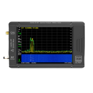 tinySA ULTRA handheld spectrum analyzer 4 inch touch screen high frequency output signal 100k-7.3GHz