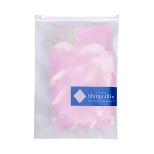 Degradable zipper bag environmental protection packaging plastic bag packaging bag garment bag self-sealing bag degradation bag pla bag