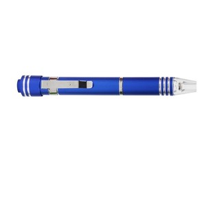 LED flashlight screwdriver with lamp screwdriver pen-shaped tool set multi-function work light