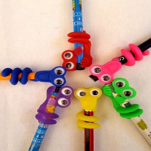Factory direct foreign trade supply Korean cute creative cartoon pvc soft rubber pen cap pencil protection cap