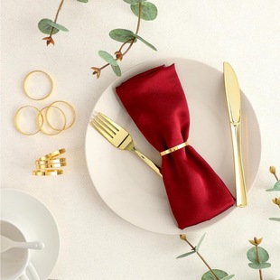 Cross-border exclusive for simple ring napkin buckle fashion home napkin ring holiday party desktop accessories factory direct sales