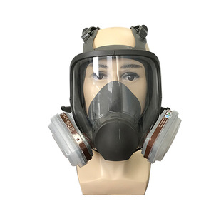 6800 gas mask full-face spray painting chemical gas pesticide fire protection labor protection self-priming dustproof gas mask