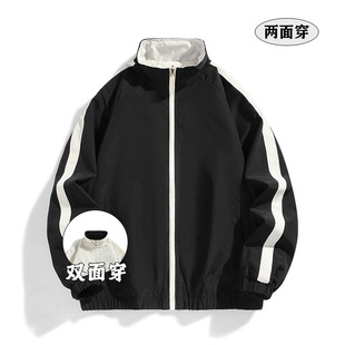 24 New Men's Double-sided Jacket Men's and Women's Japanese Fashion Jacket Spring and Autumn Jacket
