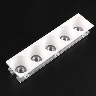 30mm commercial photo magnetic suction square/Long track line light/grille light lens + reflective Cup specifications complete