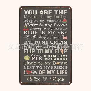 English logo tin painting Amazon Wish AliExpress temu