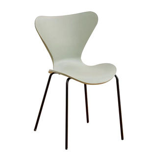 Modern dining chair simple leisure chair Nordic light luxury hotel backrest metal makeup stool wholesale soft bag dining chair