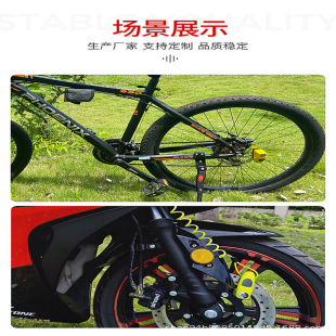 Wholesale new charging alarm disc brake lock zinc alloy motorcycle anti-theft lock electric car controllable alarm disc brake