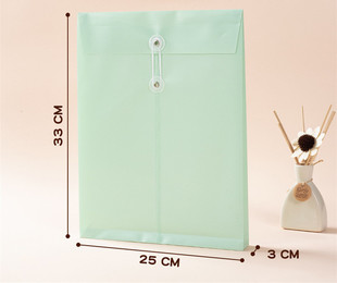 Rope file bag a4 color 18c large capacity contract bag guarantee bag office PP information bag File Bag Set-made