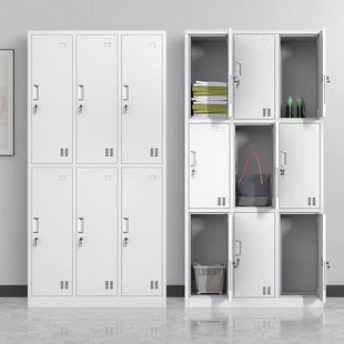 Wardrobe staff dormitory change wardrobe gym with lock storage cabinet factory workshop multi-door storage cabinet manufacturers