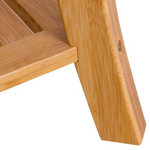 Factory Direct bathroom folding stool home stool environmental protection multifunctional bathroom bamboo stool side with towel rack
