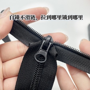 Wholesale No.5 self-locking gourd piece pull head self-locking paint electrophoresis color pull head clothing pet nest pull lock head