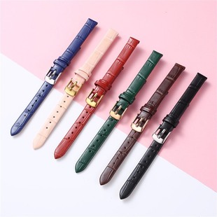 Головной слой из воловьей кожи Lola Rose Watch маленькие зеленые часы женские Серебряная Золотая Пряжка 8 мм 10 мм