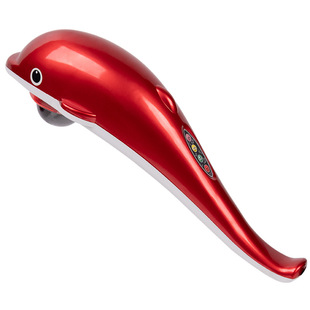 Factory cross-border wholesale dolphin massager stick cervical neck waist body multifunctional electric massage stick