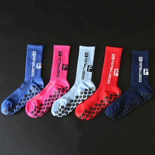 FOOTBALL SOCKS Авторское право FS Круглые силиконовые присоски Нескользящие футбольные носки Профессиональные тренировочные носки