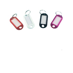 Sales New Colorfuled Plastic Keychain Key Tag Mark Tag Label Key Accessories