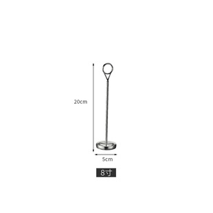 Stainless Steel Table Number Plate Hotel Banquet Wedding Table Sign Card Holder Dining Table Card Seat Card Holder Number Card Holder